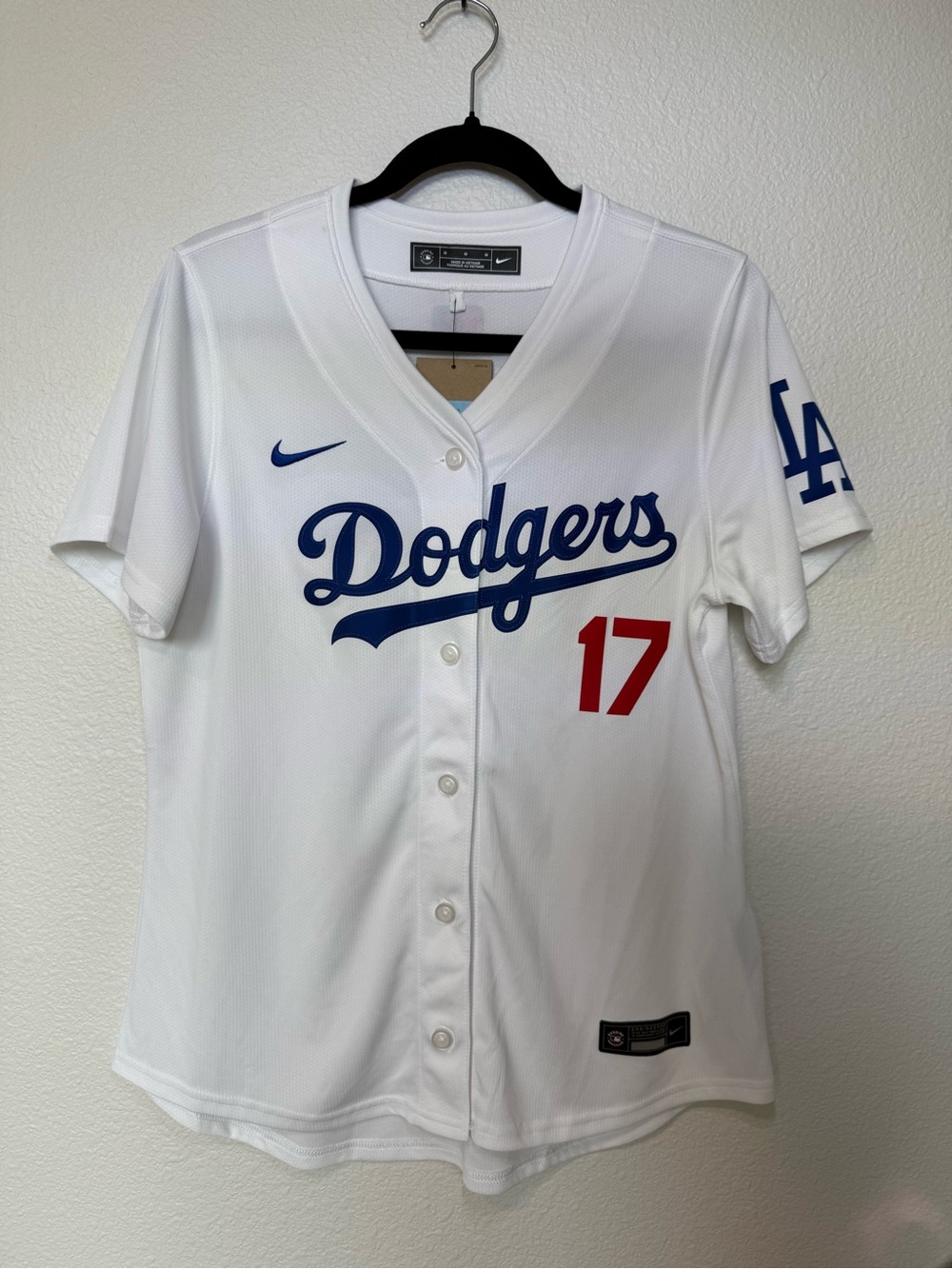 Nike Dodgers White Women’s Baseball Jersey - Number 17 Shohei Ohtani